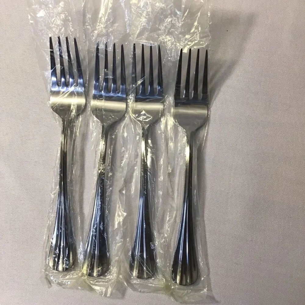 International Smithfield Stainless Steel Salad Forks Set of 4